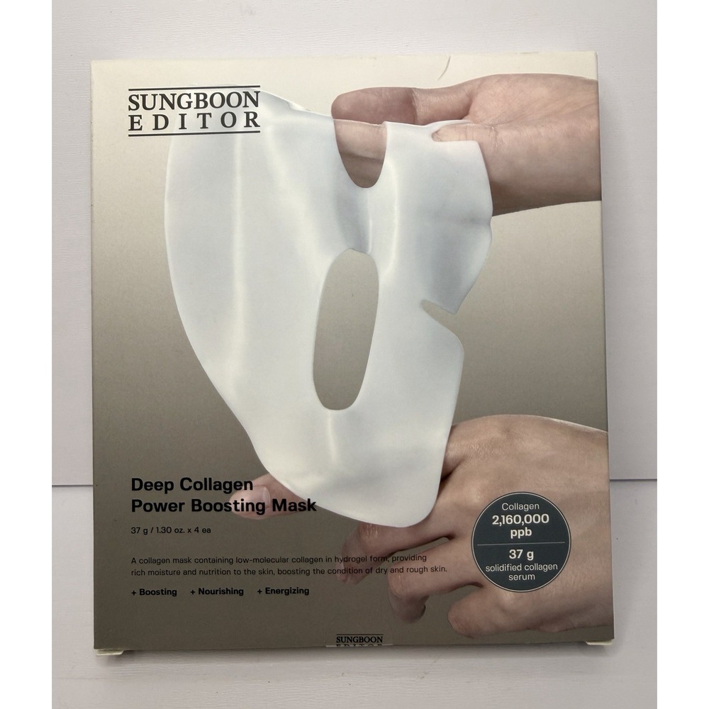 SUNGBOON EDITOR Deep Collagen Power Boosting Mask (4 Pack)
